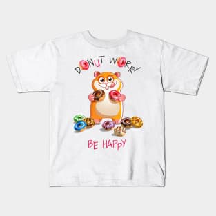 hamster donut worry Kids T-Shirt